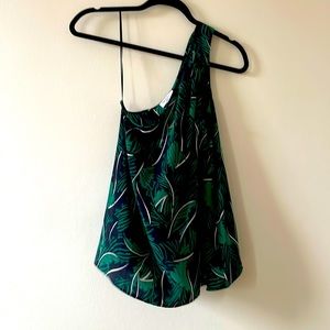 Equipment: One Shoulder Silk Top
